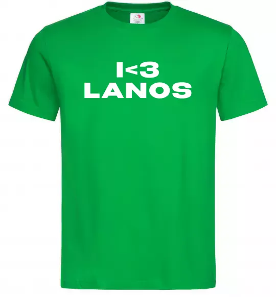 Чоловіча футболка I <3 Lanos Зелений фото