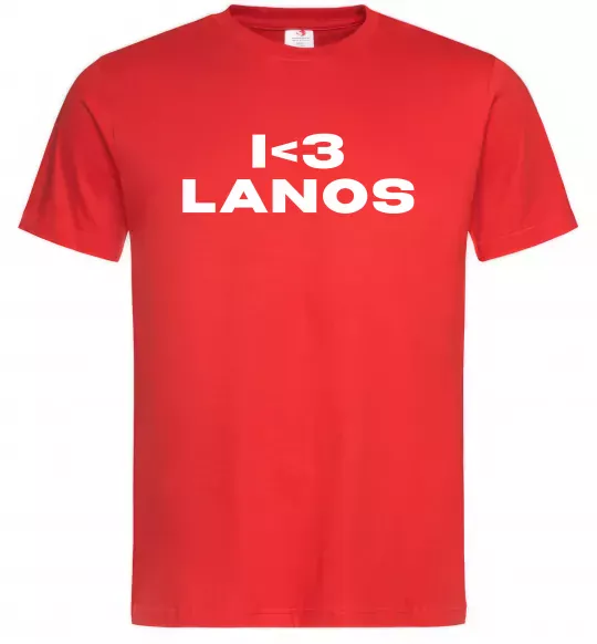 Чоловіча футболка I <3 Lanos Червоний фото