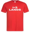 Чоловіча футболка I <3 Lanos Червоний фото
