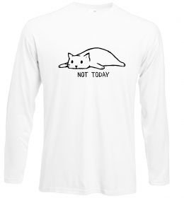 Лонгслив Not today cat