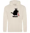 Женская толстовка (худи) Cat with knife Таш Женская толстовка (худи) Cat with knife Таш фото