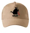 Кепка Cat with knife Песочный фото
