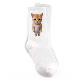 Носки Кошеня в повний зріст Белый фото