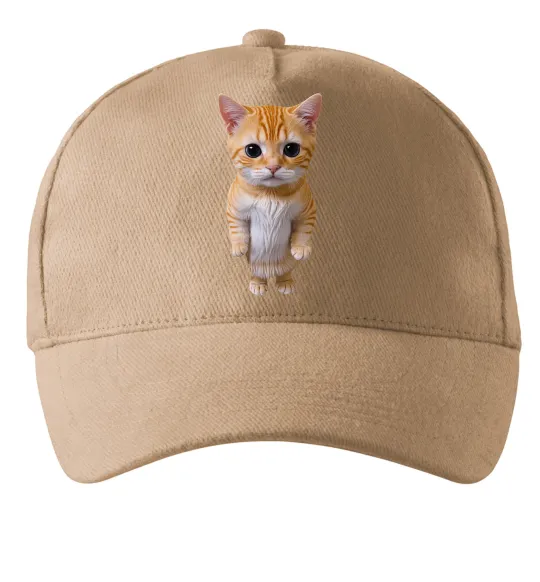 Кепка Кошеня в повний зріст Песочный фото