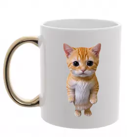 Чашка с цветной ручкой