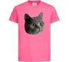 Дитяча футболка Кіт дивиться Яскраво-рожевий Дитяча футболка Кіт дивиться Яскраво-рожевий фото