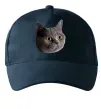 Кепка Кіт дивиться Темно-синій фото