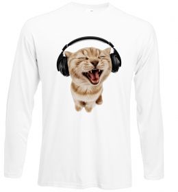 Лонгслив Кіт в навушниках