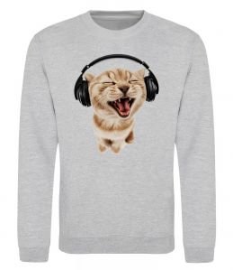 Світшот Кіт в навушниках