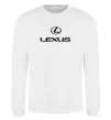 Свитшот Lexus logo та назва Белый фото