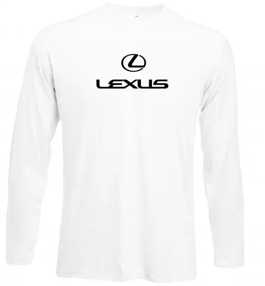 Лонгслив Lexus logo та назва Белый фото