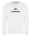 Світшот Lexus logo та назва Білий фото
