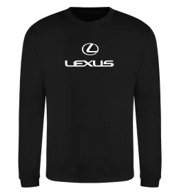 Свитшот Lexus logo та назва Черный фото