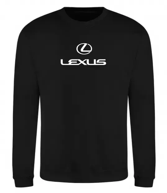 Світшот Lexus logo та назва Чорний фото