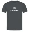 Мужская футболка Lexus logo та назва Графит фото