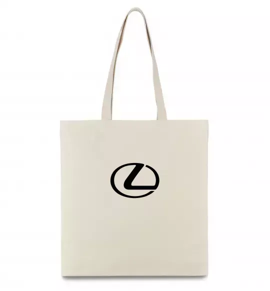 Еко-сумка Lexus logo Бежевий фото