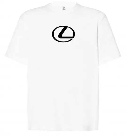 Футболка Оверсайз Lexus logo Білий фото