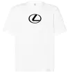 Футболка Оверсайз Lexus logo Білий фото