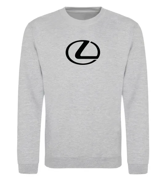 Свитшот Lexus logo Серый меланж фото