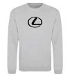 Свитшот Lexus logo Серый меланж фото