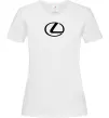 Жіноча футболка Lexus logo Білий фото