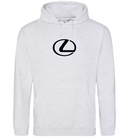 Мужская толстовка (худи) Lexus logo Серый меланж фото