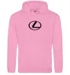Женская толстовка (худи) Lexus logo Розовый фото