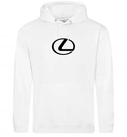 Жіноча толстовка (худі) Lexus logo Білий фото