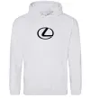 Жіноча толстовка (худі) Lexus logo Сірий меланж фото