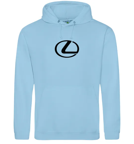 Женская толстовка (худи) Lexus logo Голубой фото