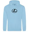 Женская толстовка (худи) Lexus logo Голубой фото