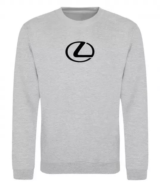 Свитшот Lexus logo Серый меланж фото