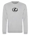 Свитшот Lexus logo Серый меланж фото