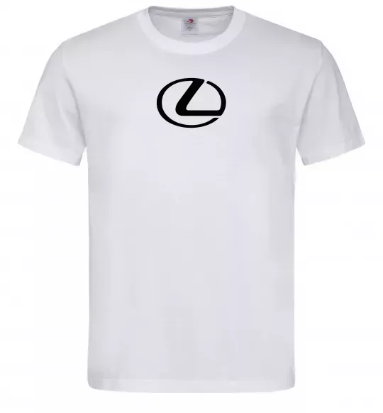 Мужская футболка Lexus logo Белый фото