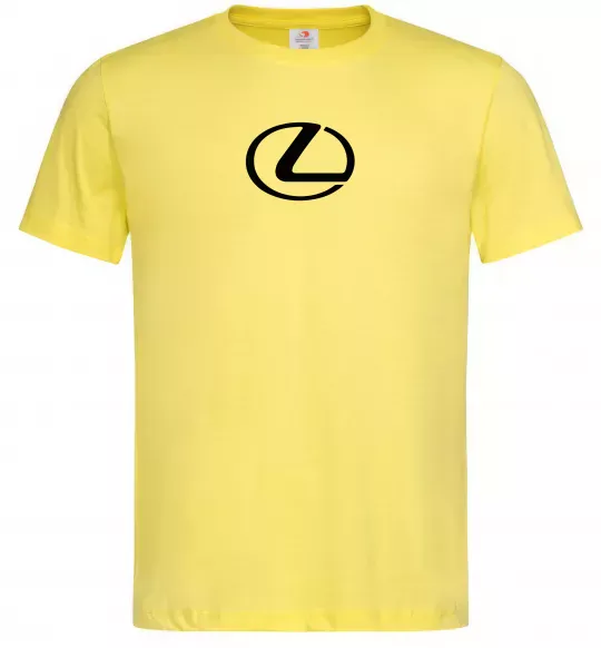 Мужская футболка Lexus logo Лимонный фото