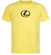 Мужская футболка Lexus logo Лимонный фото