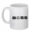 Чашка керамическая Lexus boss Белый фото