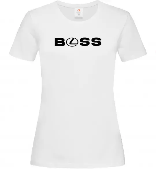 Женская футболка Lexus boss Белый фото
