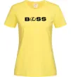 Женская футболка Lexus boss Лимонный фото