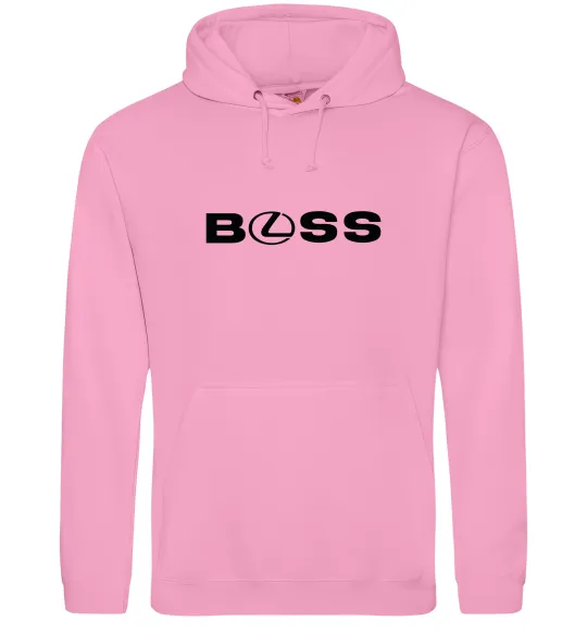 Мужская толстовка (худи) Lexus boss Розовый фото