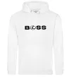 Мужская толстовка (худи) Lexus boss Белый фото