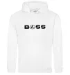Женская толстовка (худи) Lexus boss Белый фото