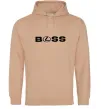 Женская толстовка (худи) Lexus boss Песочный фото