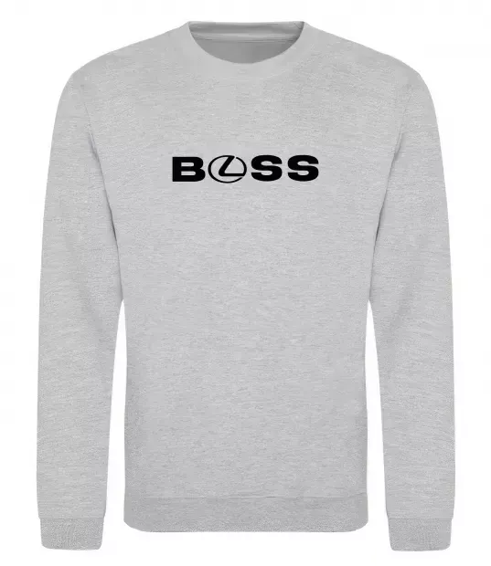 Світшот Lexus boss Сірий меланж фото