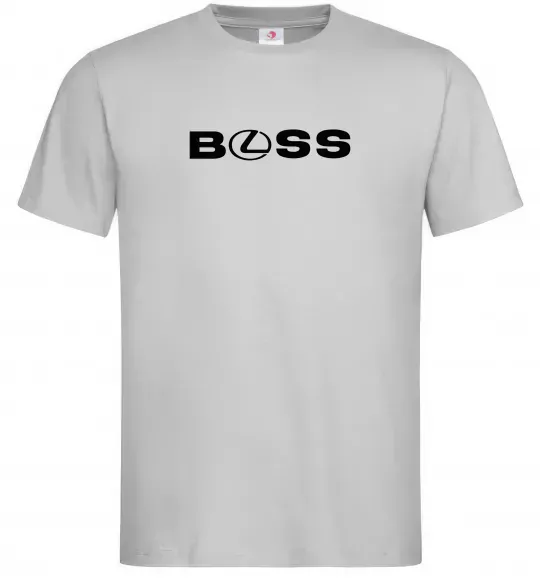 Мужская футболка Lexus boss Серый фото