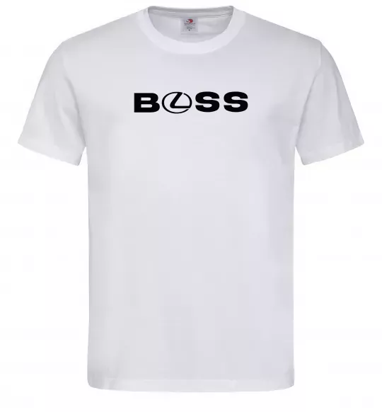 Мужская футболка Lexus boss Белый фото