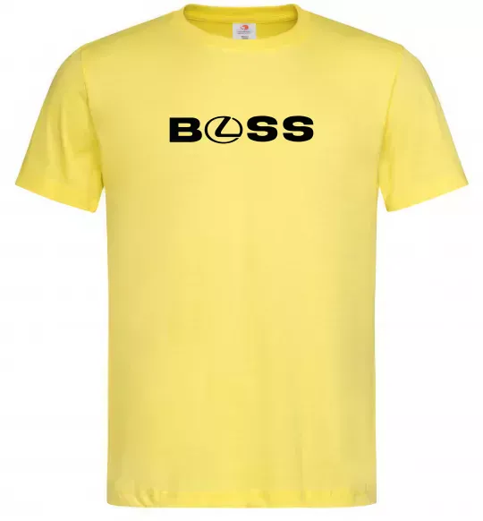 Мужская футболка Lexus boss Лимонный фото