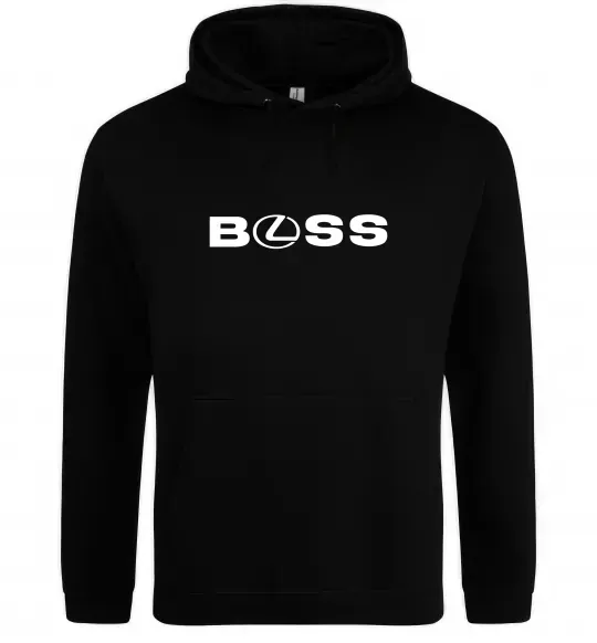 Мужская толстовка (худи) Lexus boss Черный фото