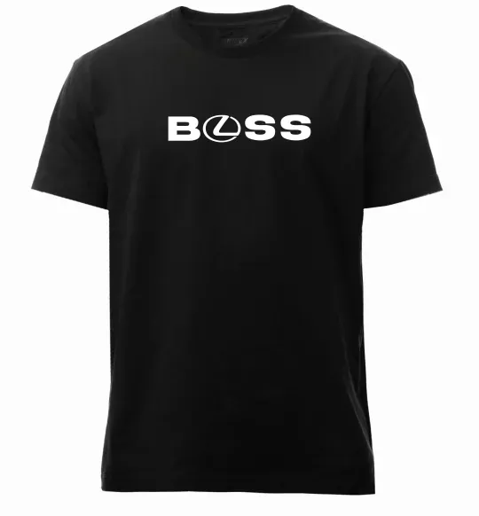 Чоловіча преміум футболка Lexus boss Чорний фото