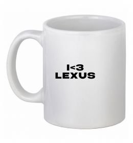 Чашка керамическая I <3 Lexus